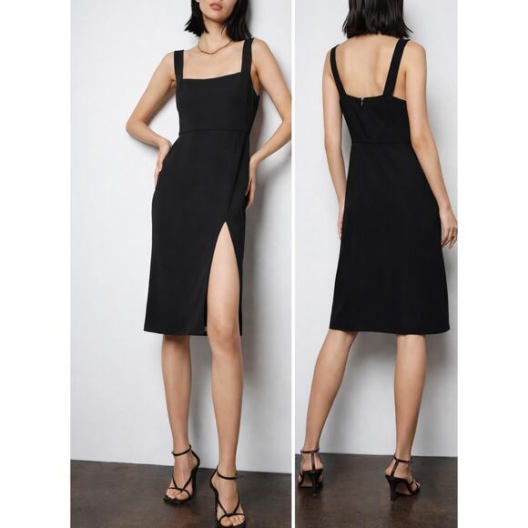 Aritzia Babaton 90s Slit Midi Dress Black Sleeveless Minimalist NWT Size 10 - www.antelopusenergy.com Aritzia Babaton 90s Slit Midi Dress Black Sleeveless Minimalist NWT Size 10 - www.antelopusenergy.com